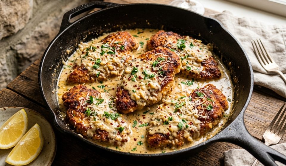 Spicy Garlic Parmesan Chicken