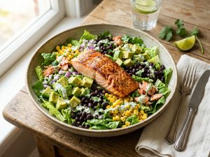 Zesty Black Beans & These Southwest Salmon Salad
