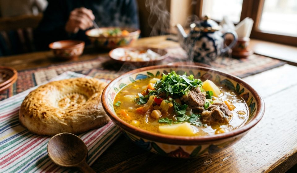 Uzbek Shurva soup