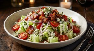 Finished Steakhouse Salad